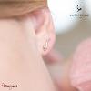 Boucles d'oreilles La Garçonne Diamant La Garçonne Diamant doré champagne 264000