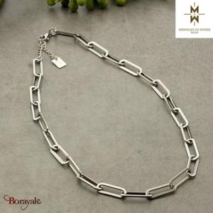 Collier en Acier Merveilles du monde