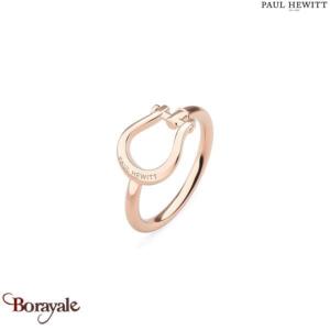 Bague Paul Hewitt Manille acier plaqué or rose PH-FR-SHL-R-52