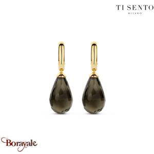 Boucles d'oreilles TI Sento Déclaration femme 78037KA