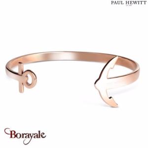 Bracelet Paul Hewitt Collection Ancuff acier plaqué or rose PH-CU-R-L