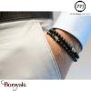 Onyx mat: Bracelet Pierres fines 6 mm PPJ Taille XL
