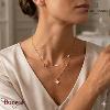 Collier Nebulia Pierre Lannier BJ26A0211 acier poli de couleur or