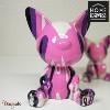 Chat Assis 20 cm Home Edelweiss collection : Gaston Rose et noir