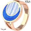 Bague Yola Nature Féminité Acier plaqué IP rose IK-184-58