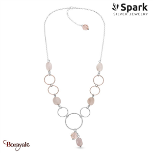 Collier SPARK Silver Jewelry : Delicado - Rose