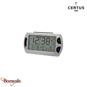 Réveil Matin Digital (Numérique) Radio piloté  CERTUS