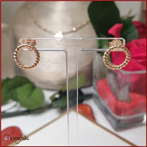Boucles d'oreilles Plaqué Or fin Borayale Collection : Les essentielles