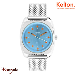 Montre KELTON RC 22 bleu-orange mesh quartz Unisexe 9122482