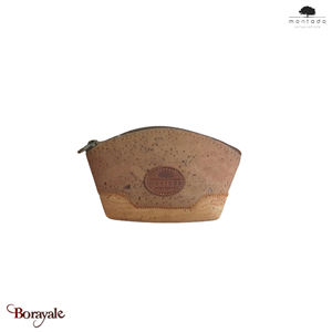 Trousse maquillage MONTADO en liège naturel, made in Portugal Femme 65301-NT