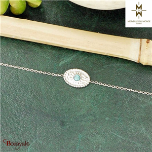 Bracelet en Acier Merveilles du monde
