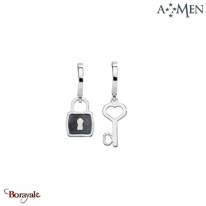 Boucles d'oreilles Collection : Nacre, Argent Amen Bijoux ORMPLUBN