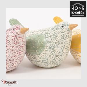 Oiseaux vert Home Edelweiss collection : Tukata 10 cm
