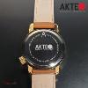 Montre AKTEO Art - Musique Violon Stradivarius 29 mm doré ronde AMu11