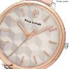 Montre PIERRE LANNIER Collection MIRAGE argenté - doré rose cuir Femme