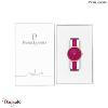 Montre PIERRE LANNIER Collection DELICE cadran fushia Bracelet cuir fushia Femme