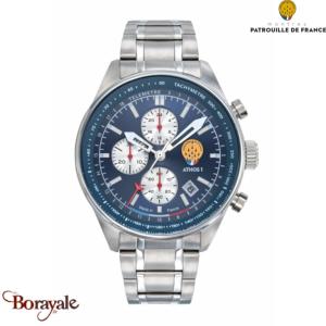 Montre Patrouille de France ATHOS 1 bleu acier Homme 668149