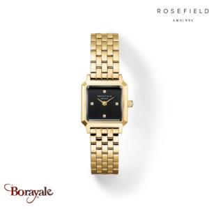 Montre Rosefield Boxy Luxury Noir  Femme BBGSG-B08
