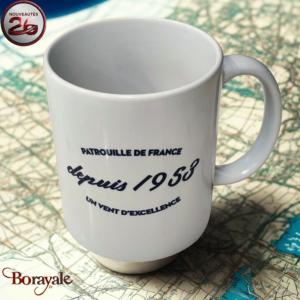 Mug Patrouille de France Blason Bleu Marine et date