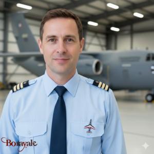 Pin's Dassault Aviation Alpha Jet, bleu, blanc, rouge