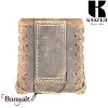 Poche ceinture Kaszer Oregon en cuir de vachette pleine fleur marron naturel