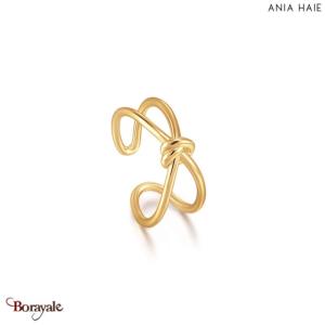 Forget Me Knot, Bague Argent plaqué Or 14 carats ANIA-HAIE R029-02G