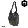 Sac à dos Bear Design en Cuir de vachette lavé Noir Collection : Lavato
