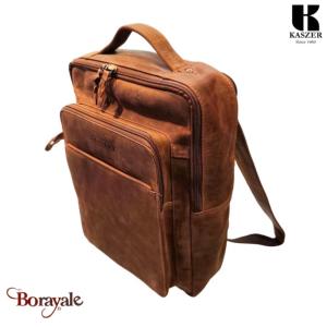 Sac à dos KASZER collection Kansas marron naturel foncé 20096-C6