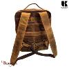 Sac à dos KASZER collection Kansas marron naturel foncé 20096-C6