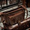 Sac bandoulière KASZER collection Rhodes Cognac foncé 9412-C4