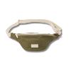 Sacoche banane CASYX, Coton Bio  Vert Olive