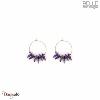 Boucles d'oreilles Belle mais pas que, Naomie, Violet