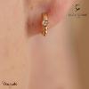 Boucles d'oreilles La Garçonne Diamant Etats d'âme doré champagne 26400007