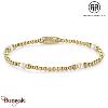 Bracelet Rebel & Rose Touch of Pearl Gem - 4mm M, Femme RR-40136-G-M