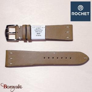 Bracelet de montre Rochet , Saint-Louis de couleur : vert, 22 mm