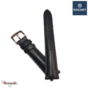 Bracelet Rochet France New York 18 mm de couleur : noir 3011801XS
