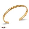 Bracelet Jonc Plaqué Or fin Borayale Collection : Les essentielles