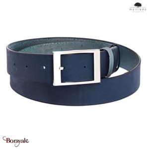 Ceinture Homme en liège made in Portugal Montado Bleu clair et foncé