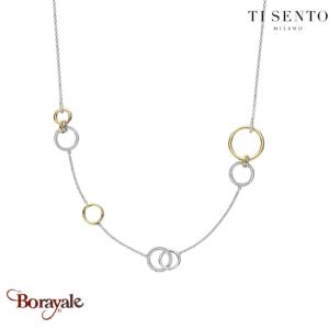 Collier TI Sento Déclaration femme 34099ZY/45