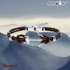 Bracelet Apollon cuir tressé et ancre Homme  HC-305