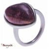 Bague jaspe rouge Collection Galet YOLA Taille 54