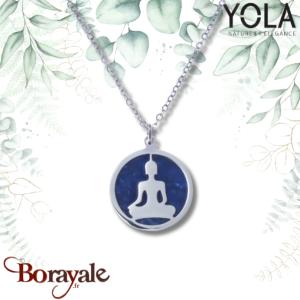 Collier Yola Nature Bouddha Acier poli IG-495