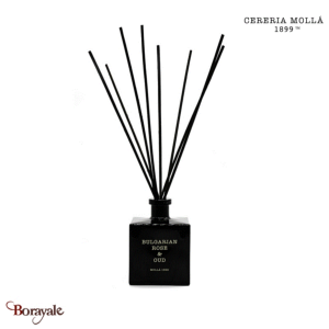 Diffuseur Mikado Premium 500 ml Cereria Molla Rose bulgare et bois Oud