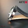 Montre AKTEO Art - Lettres Ecrivain 38 mm argent ronde ALe11