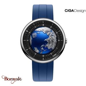Montre Ciga Design Blue Planet II - 46mm Femme U033-SU01-W6U