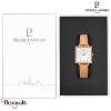 Montre PIERRE LANNIER Collection LECARÉ doré rose cuir  Femme