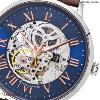Montre PIERRE LANNIER Collection AUTOMATIQUE argenté cuir Homme