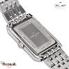Montre Homme Orlam Epoque cadran blanc bracelet acier argenté étanche 5 ATM ORSS
