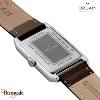 Montre Homme Orlam Epoque cadran blanc bracelet cuir marron étanche 5 ATM ORSSLE