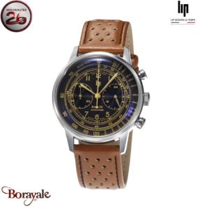 Montre LIP Rallye Méca Quartz Chronographe 40 mm saphir 671826